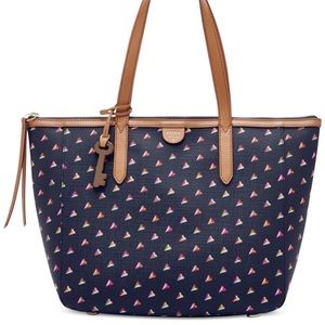 Fossil Sydney (Printed Hearts) Shopper Bag